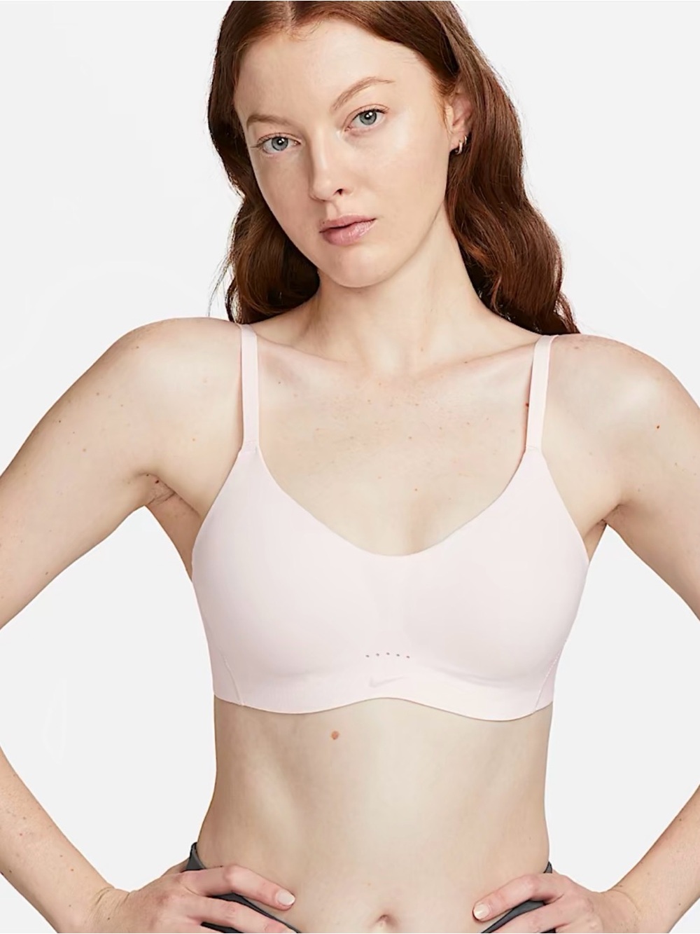 NWT Nike Alate Minimalist Light Support Padded Sports Bra Pink S A-C
